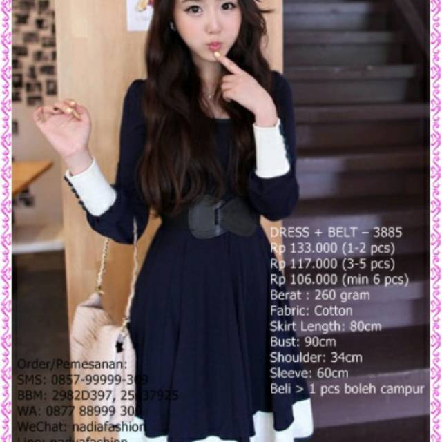 Dress Korea - NFB3885navy