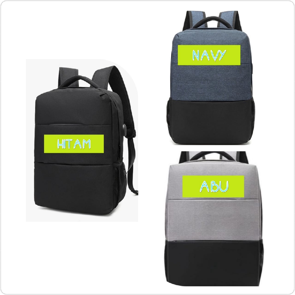 Tas Ransel Model Baru Pria Usb M783