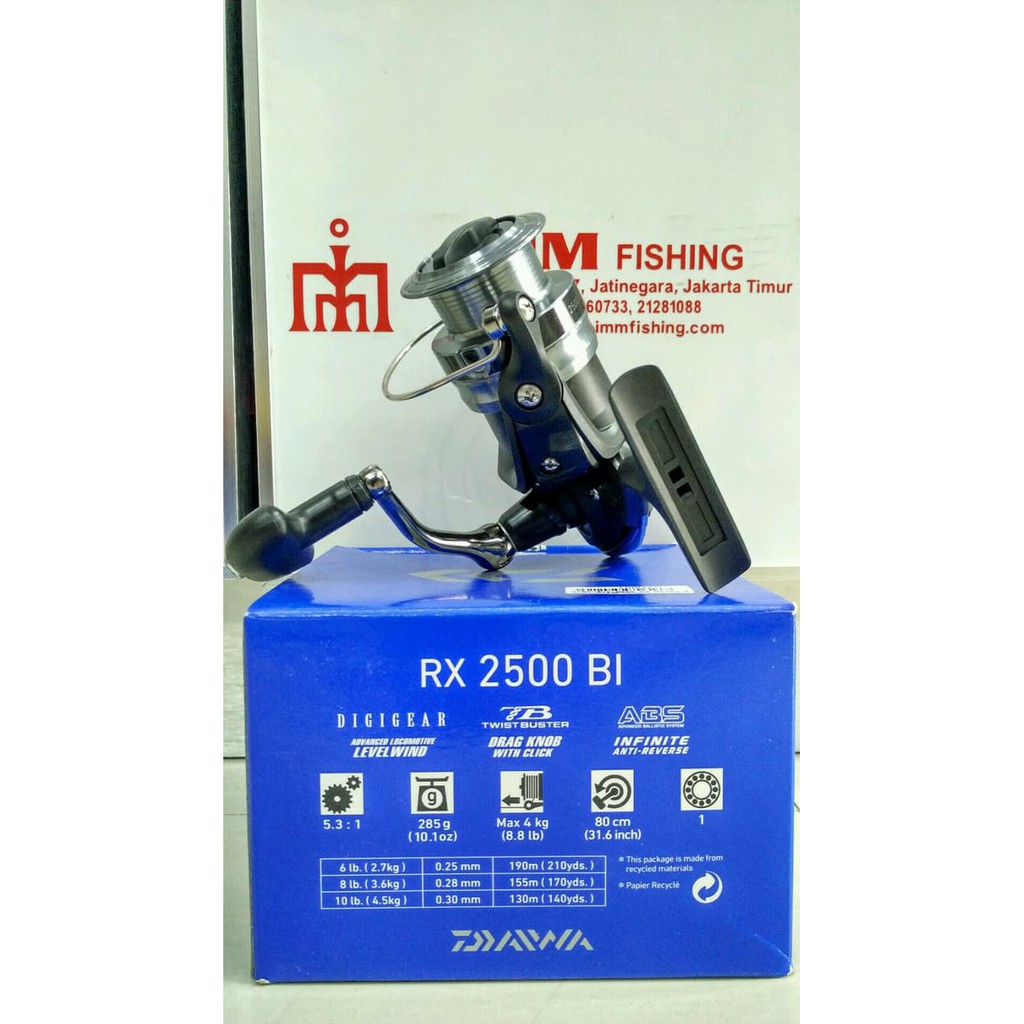 Cuci Gudang Reel DAIWA RX 2500 BI