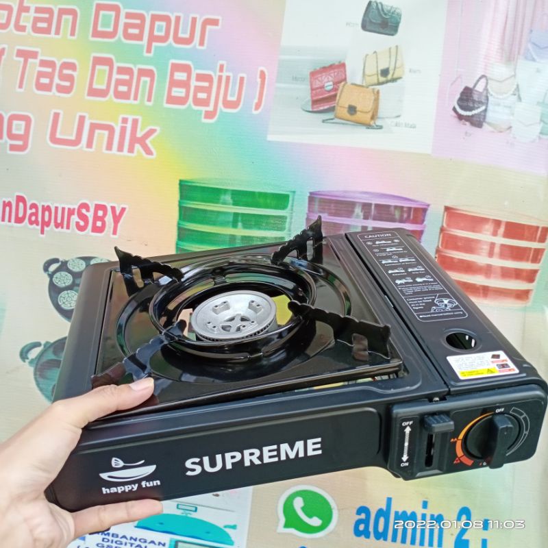 KOMPOR GAS PORTABLE  HAPPY FUN