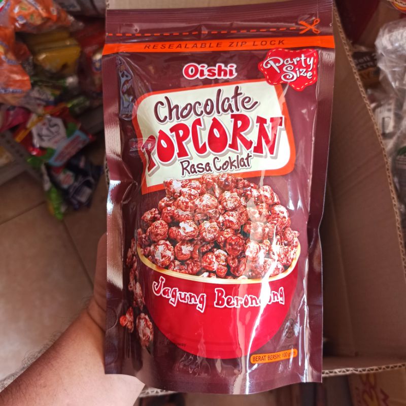 

Pop Corn Oishi Rasa Chocolate Cokelat Jagung Berondong 100 Gram