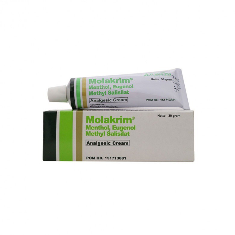 MOLAKRIM SALEP ANALGESIC CREAM ANTI NYERI OTOT 30GR AMPUH