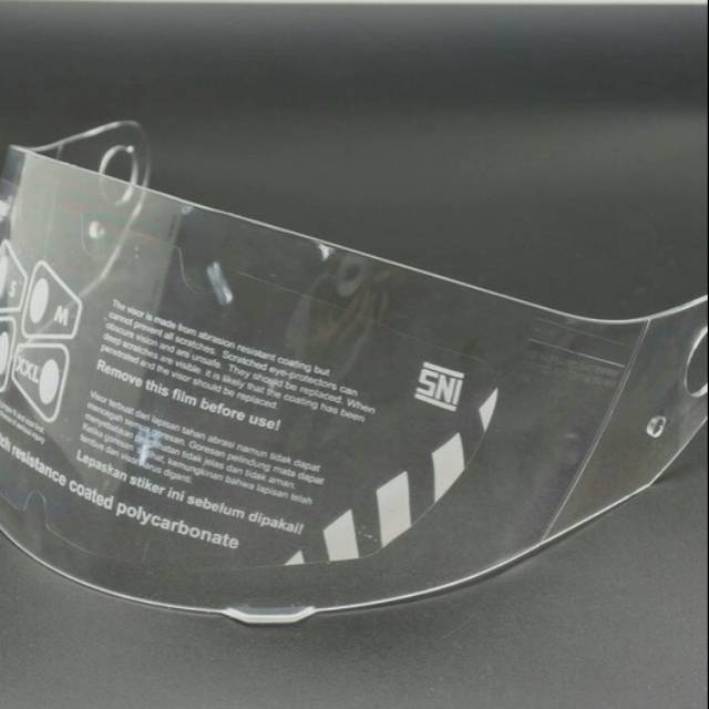 Visor kaca helm yamaha vixion old clear