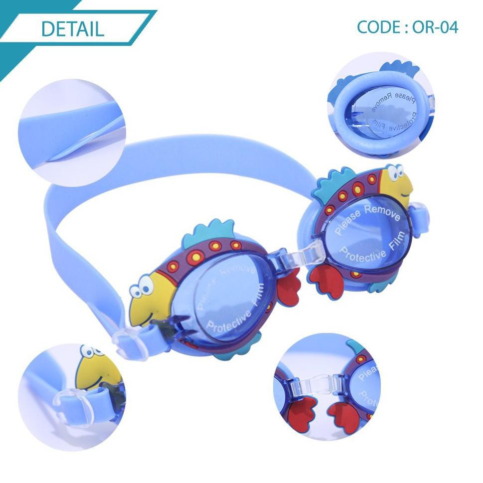 F57 Kaca Mata Renang Anak Karakter Lucu Binatang Air Or 04 F57 Kaca Mata Renang Anak Karakter Lucu Binatang Air Or 04