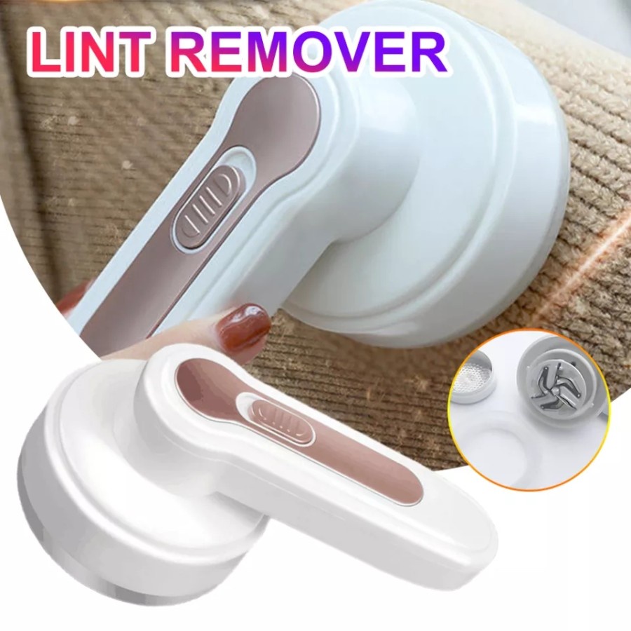 Lint Remover Portable Penghilang Pembersih Serat Bulu Pakaian Mesin Cukur Bulu Pakain