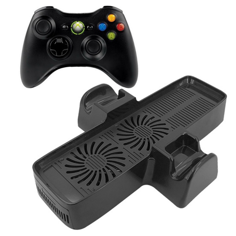 Kipas Pendingin Konsol Game btsg External Silent USB Super Cooler Fan Station Untuk360