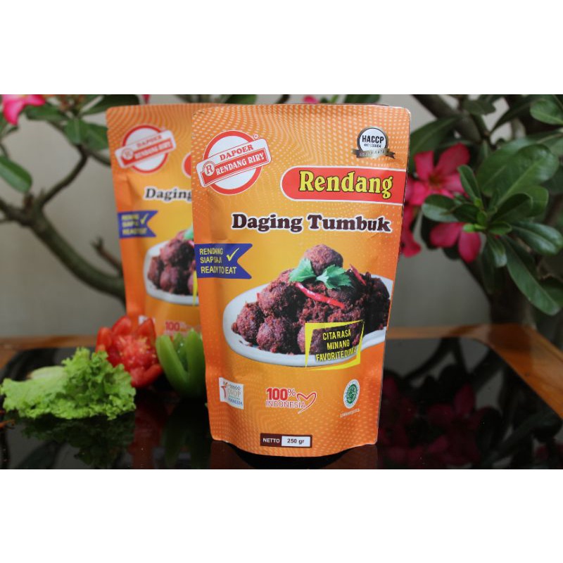 

Rendang Daging Tumbuak Dapoer Rendang Riry/ 250gr