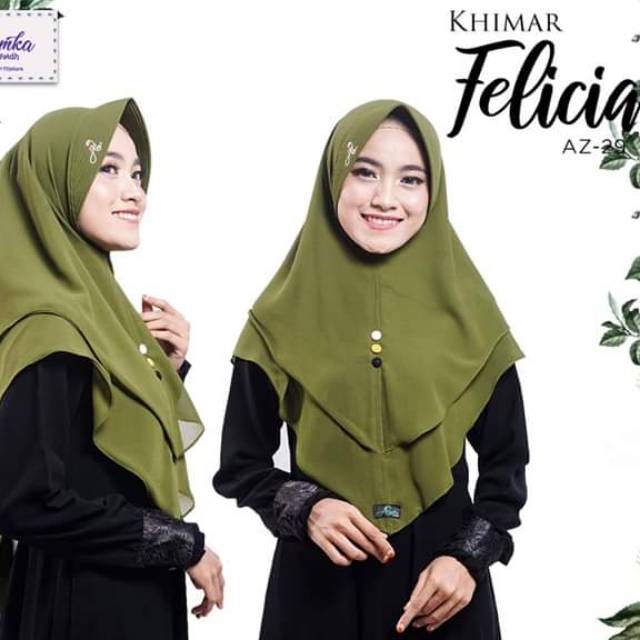 Khimar felicia by Azamka hijab