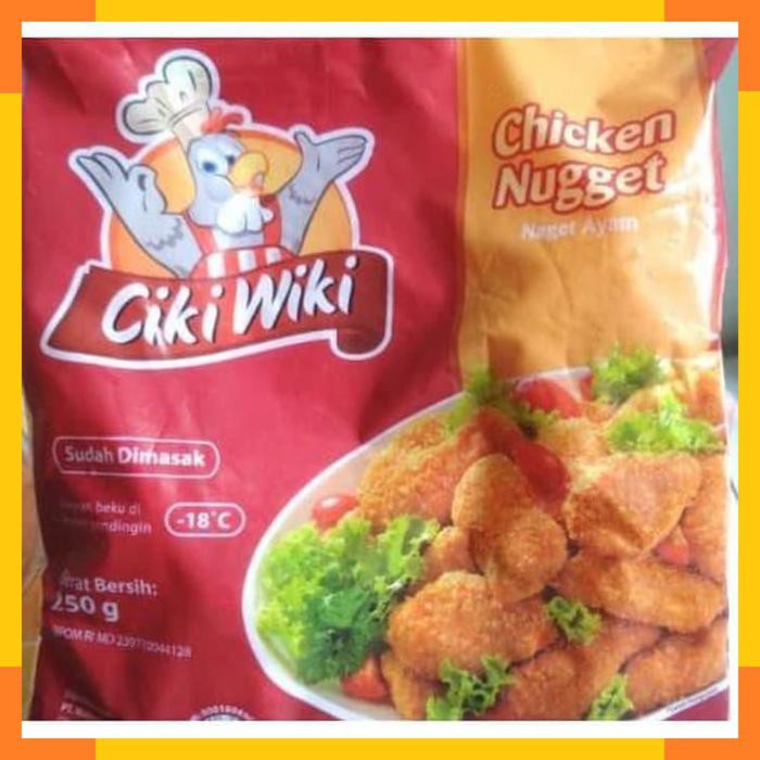 

Ciki Wiki Chicken Nugget Original 250 gr HALAL KHUSUS GRABGOJEK