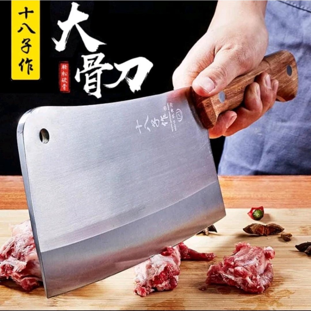 Golok Pisau Daging JAPAN Tebal(C9U5) Murah PROMO Pisau Daging Import Pisau Daging Stainless Import B