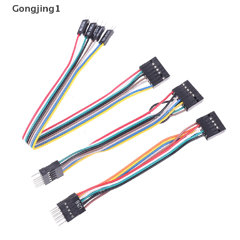 Gongjing1 3Pcs / set Kabel Audio USB Untuk Lenovo