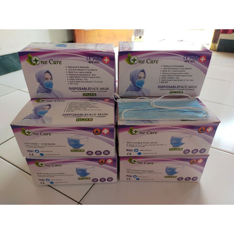 masker hijab one care