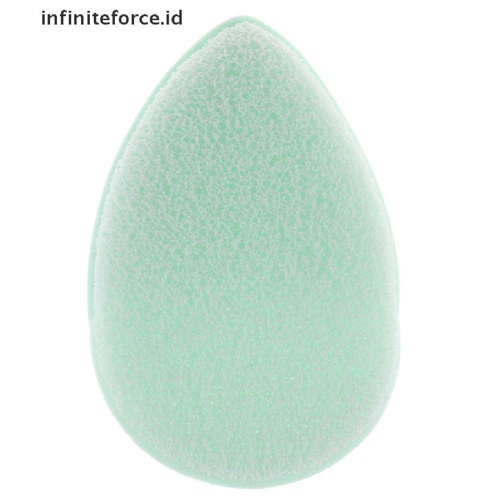 Infiniteforce.id Spons Puff Bentuk Tetesan Air Alat Pembersih Makeup / Kosmetik Wanita