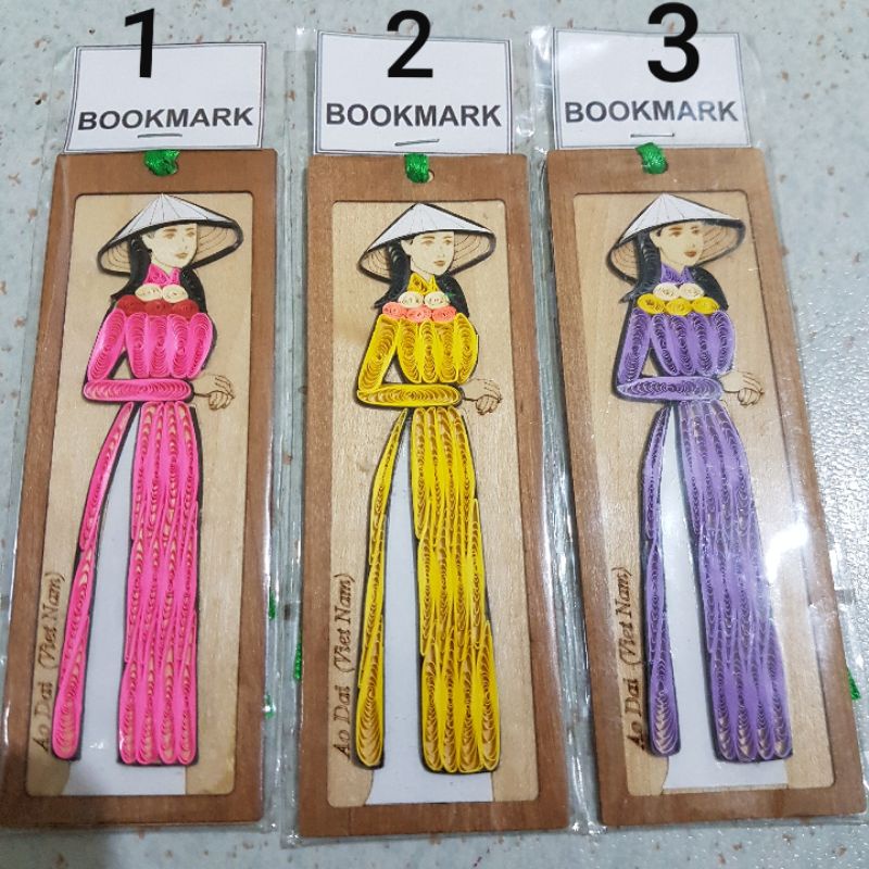 

Pembatas buku asli vietnam bahan kayu 3 dimensi unik cantik