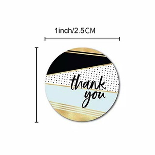500 pcs 1 Roll Stiker Label segel tulisan Thank you 2 500 pcs 1 Roll Stiker Label segel tulisan Thank you 2