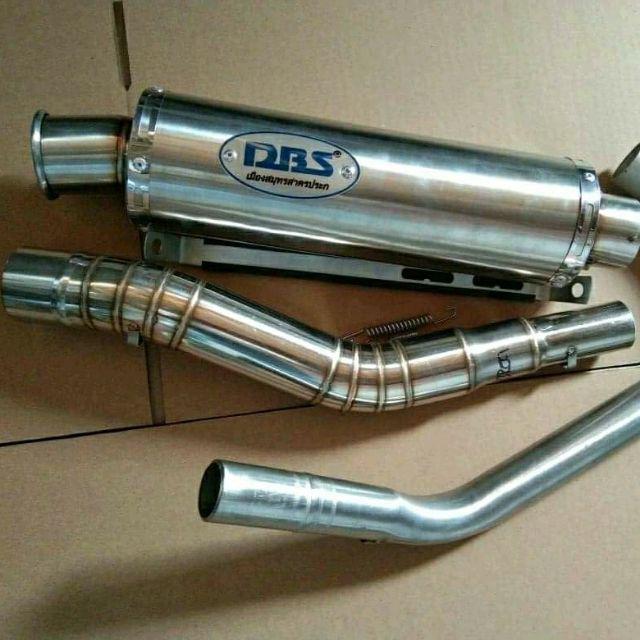 KNALPOT DBS THAILAND SATRIA FU JUPITER MX VIXION SONIC CBR150R CB150 VERZA MEGAPRO TIGER GL CB-Merk warna biru