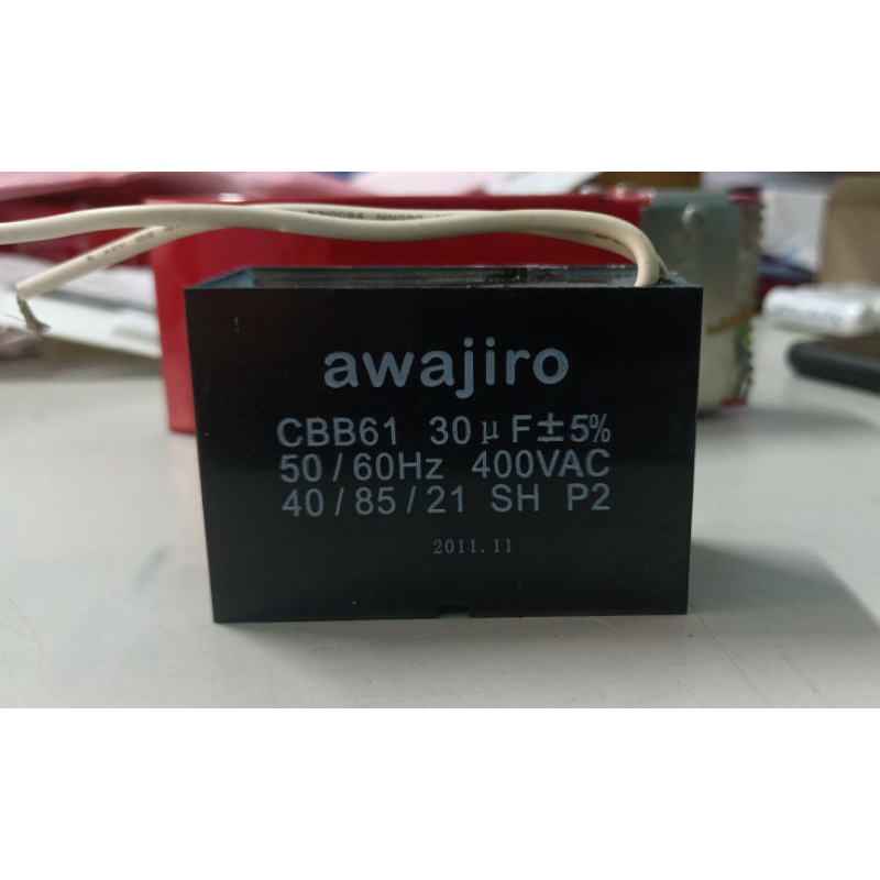 Sparepart pompa air AWAJIRO Kapasitor 30 mf / 30 mikro