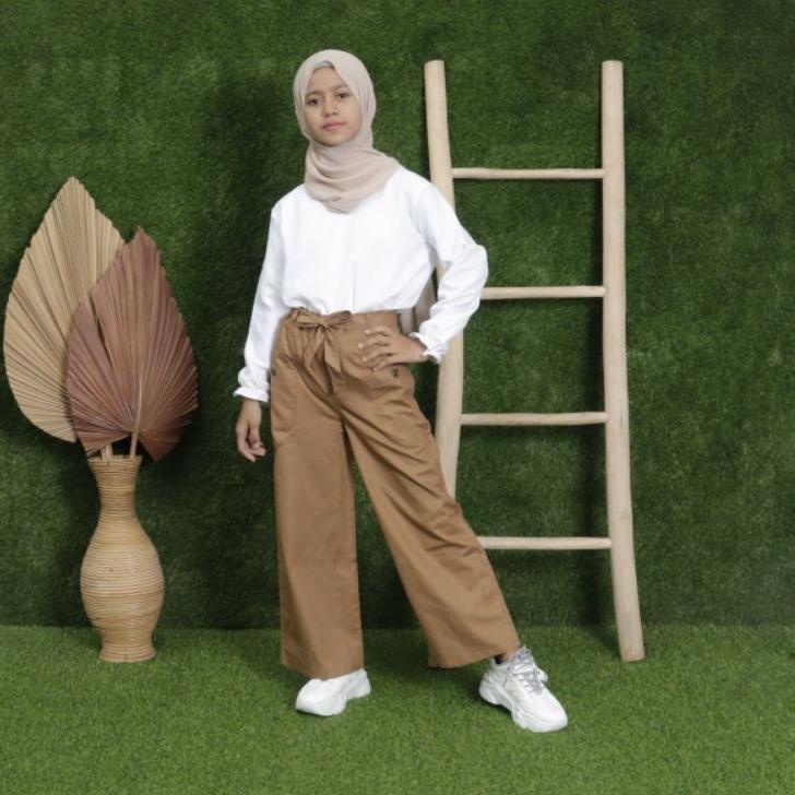 ♂ Celana Kulot Anak Perempuan Remaja/Tanggung usia 8-13 th Kulot Andin by Rainbow, Katun Cigaret / K