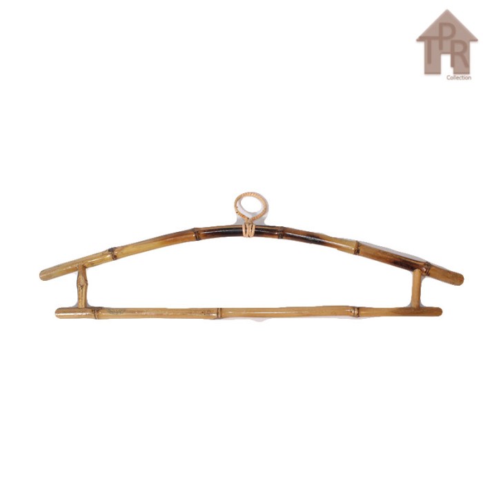 Bambu - Gantungan Hanger Baju Cendani Natural - Antik