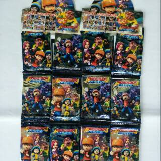 Trading Card Boboiboy  1pak 7kartu Full Hologram Murah 