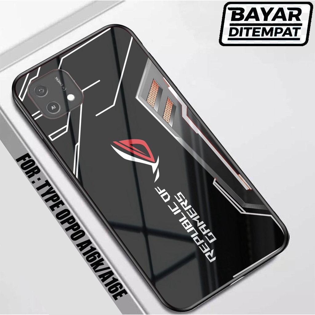 Case OPPO A16E / A16K - Casing OPPO A16E / A16K Terbaru Case [ ROG ] Casing Hp OPPO A16E / A16K - Si