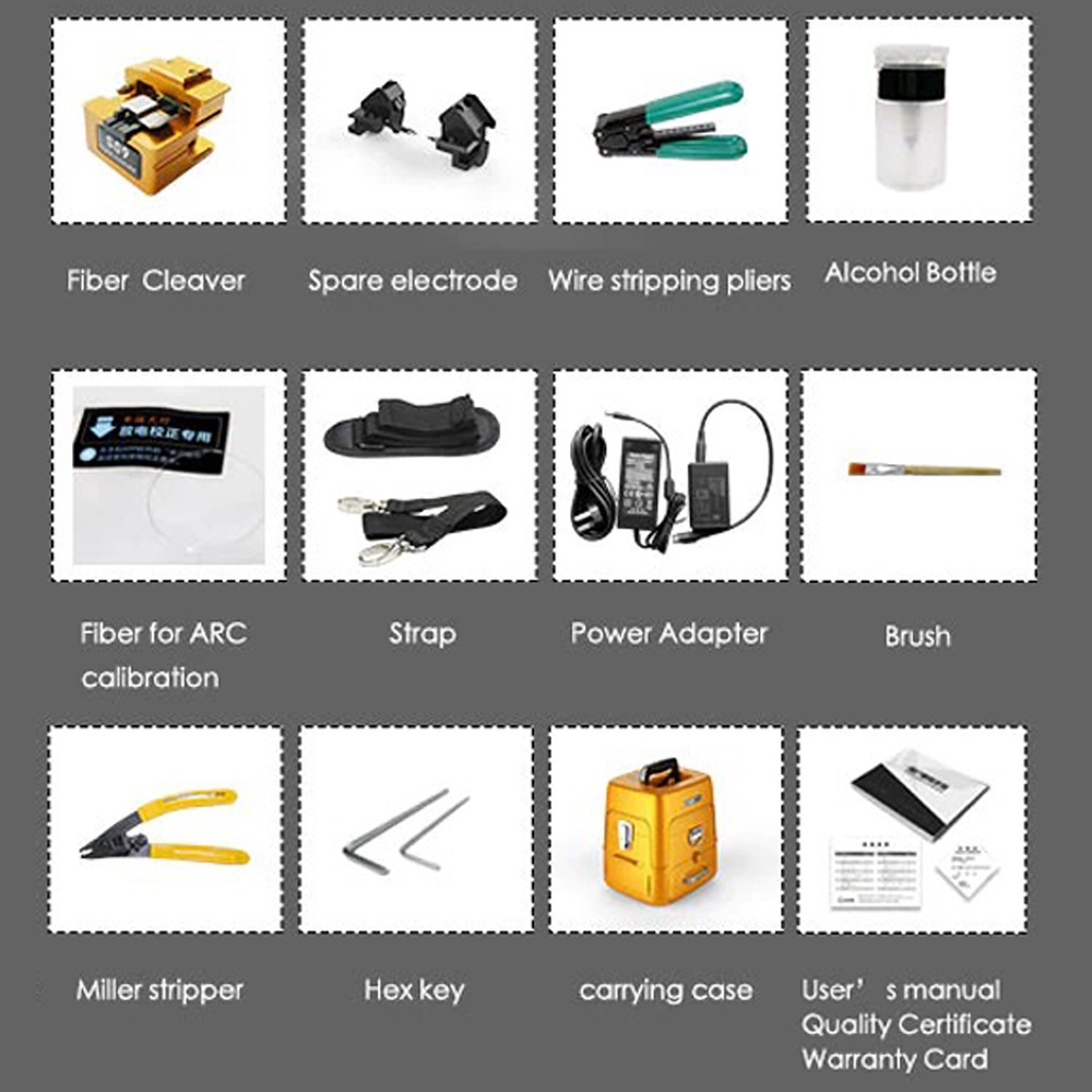 FO - Signal Fire AI-9 FTTH Fiber Optical Automatic Fusion Splicer OPM VFL