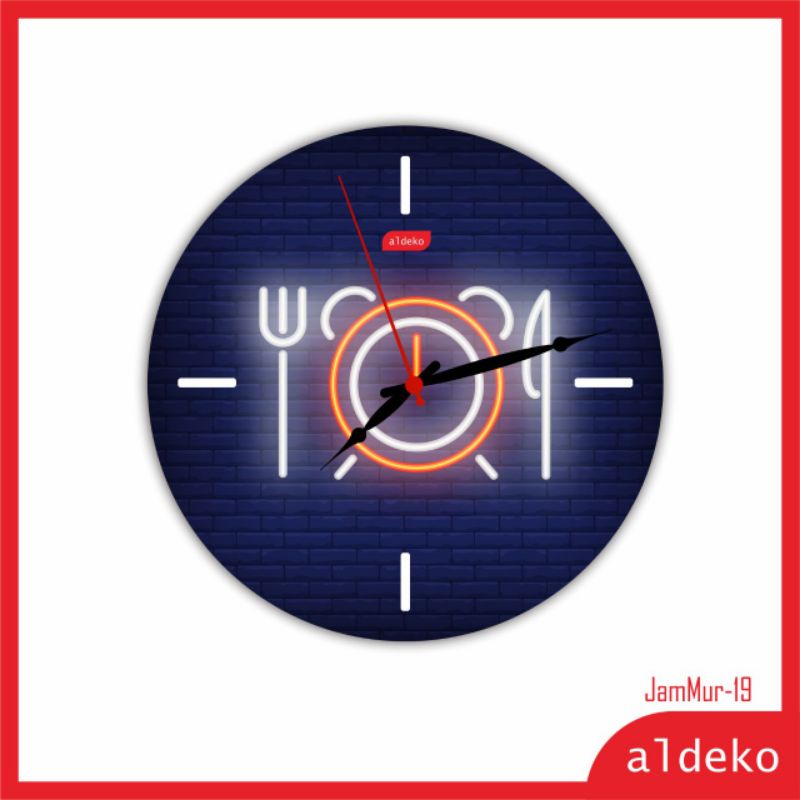 jam dinding - shabby chic/wall clock dengan desain unik Jam Termurah Se Indonesia - JamMur-JamMur-19