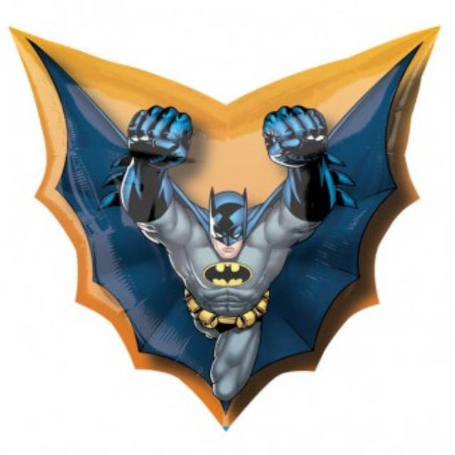 BATMAN SHAPE FOIL BALON/BALON KARAKTER/BALON BATMAN/BALON ULANG TAHUN