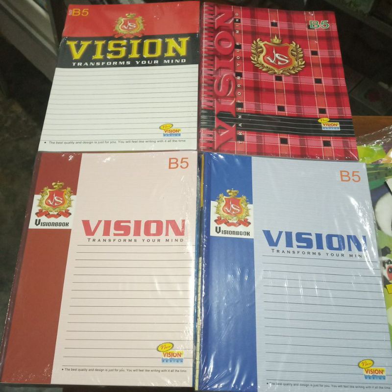

buku tulis vision boxy