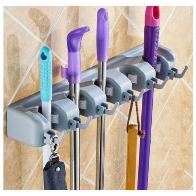 GANTUNGAN SAPU JUMBO  5 Slot MAGIC MOP HOLDER