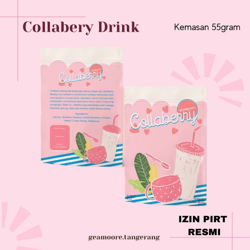 COLLAGEN DRINK BY GEAMOORE 2 VARIAN COLLABERY DAN COLLACHOCO