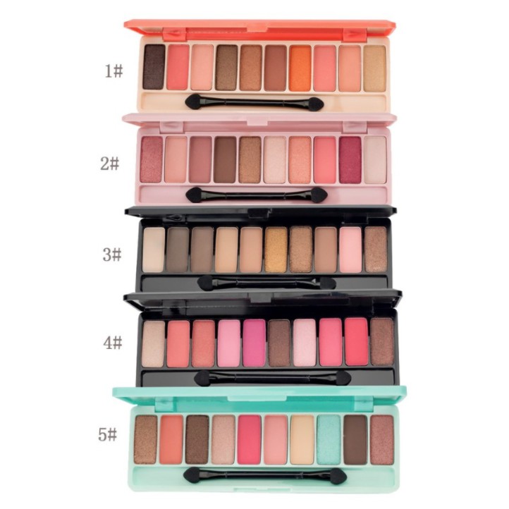 LAMEILA PLAY COLOR - Palet Eyeshadow 12 Warna Shimmer Tahan Lama Anti Air LA004 3596