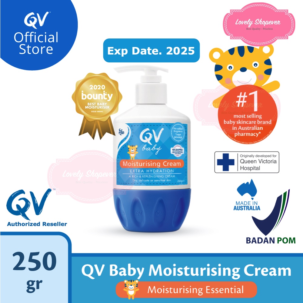 QV BABY MOISTURIZING CREAM 250GR 250 GR EGO BPOM