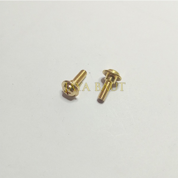 10 Pcs Baut Dasi 5x16 Gold / Baut Lexil 5x16 Gold / Baut Dasi Beat Vario