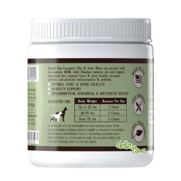 Jual Natural Dog Company Hip Joint Supplement Vitamin Tulang Sendi Anjing Indonesia Shopee Indonesia