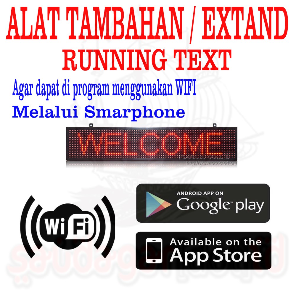 EXTAND ALAT TAMBAHAN WIFI UNTUK RUNNING TEXT SEMUA UKURAN TERMURAH