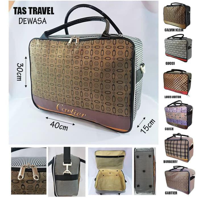 HOT SALE.. TAS TRAVEL / TAS KOPER BESAR ANAK KARAKTER MOTIF LV CK GUCI BURBERRY | TERMURAH |