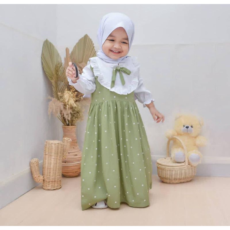 Grosir Gamis Anak Jessie / gamis anak renda / gamis anak lucu/ gamis anak