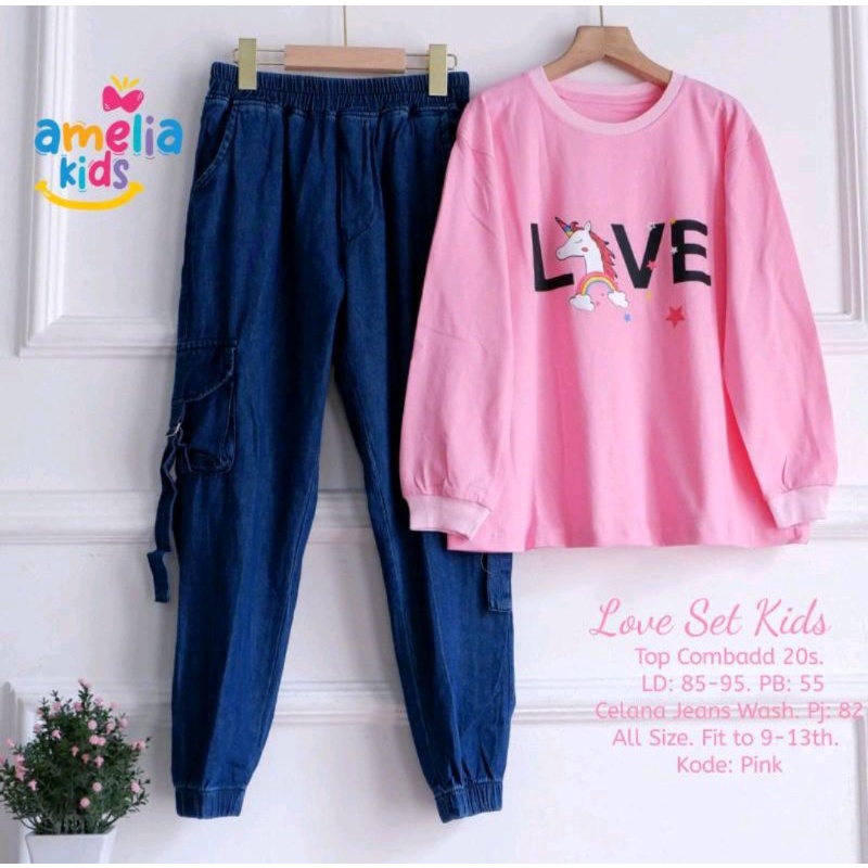 (RESTOCK)SETELAN ANAK OOTD//GRETA/LOVE /WINY/TAURUS/MOLYN/CUTE/ILENA/FASHION/SWEET WERE BY AMELIA