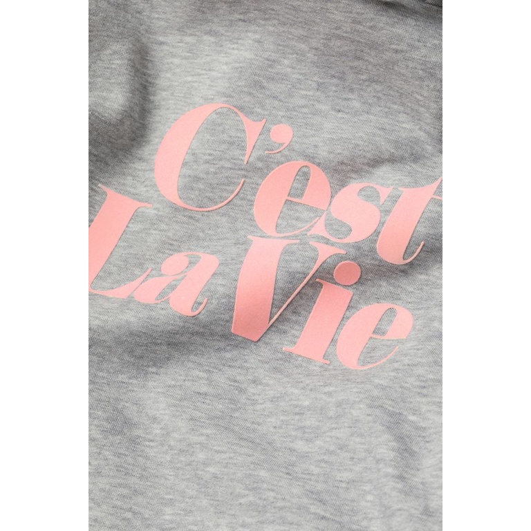 Hoodie H&amp;M Wanita pria PARIS C'est LA VIE PEOPLE LOVE YOUR HOOD Sweater HnM Wanita pria
