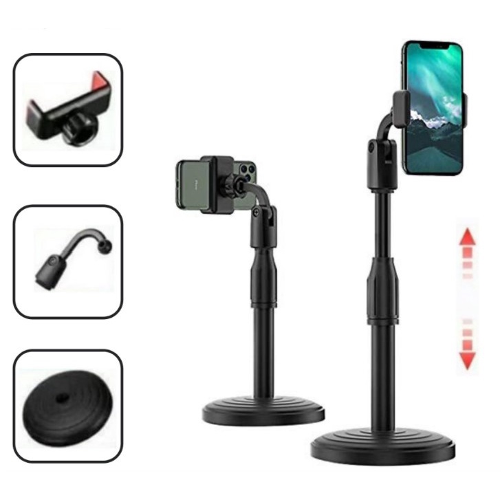 PA STAND HP ADJUSTABLE UNIVERSAL / HOLDER MEJA / HOLDER STAND LIVE / STAND HP ROTARI 360 STAND HP HD25 / STAND HD25 - SS081