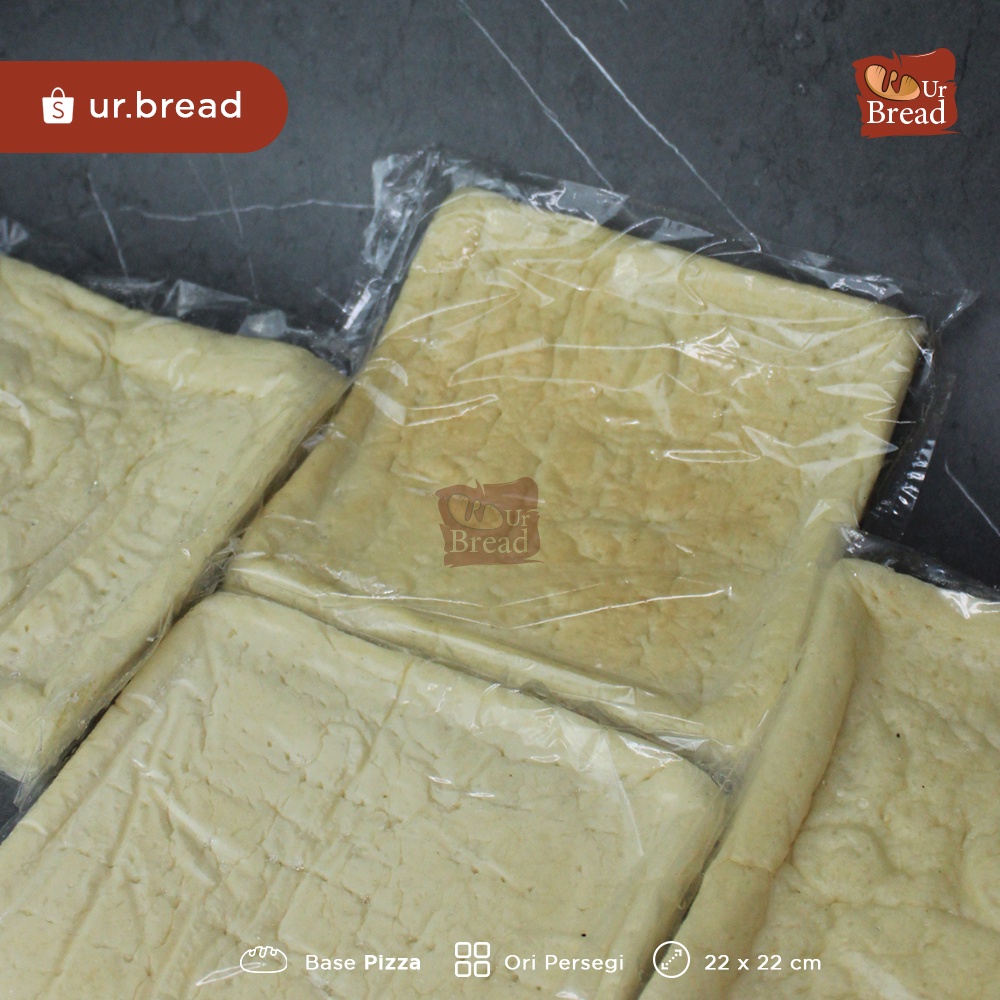 Roti Pizza Kotak Original Ukuran 22cm | Base Pizza Kotak 22cm Original