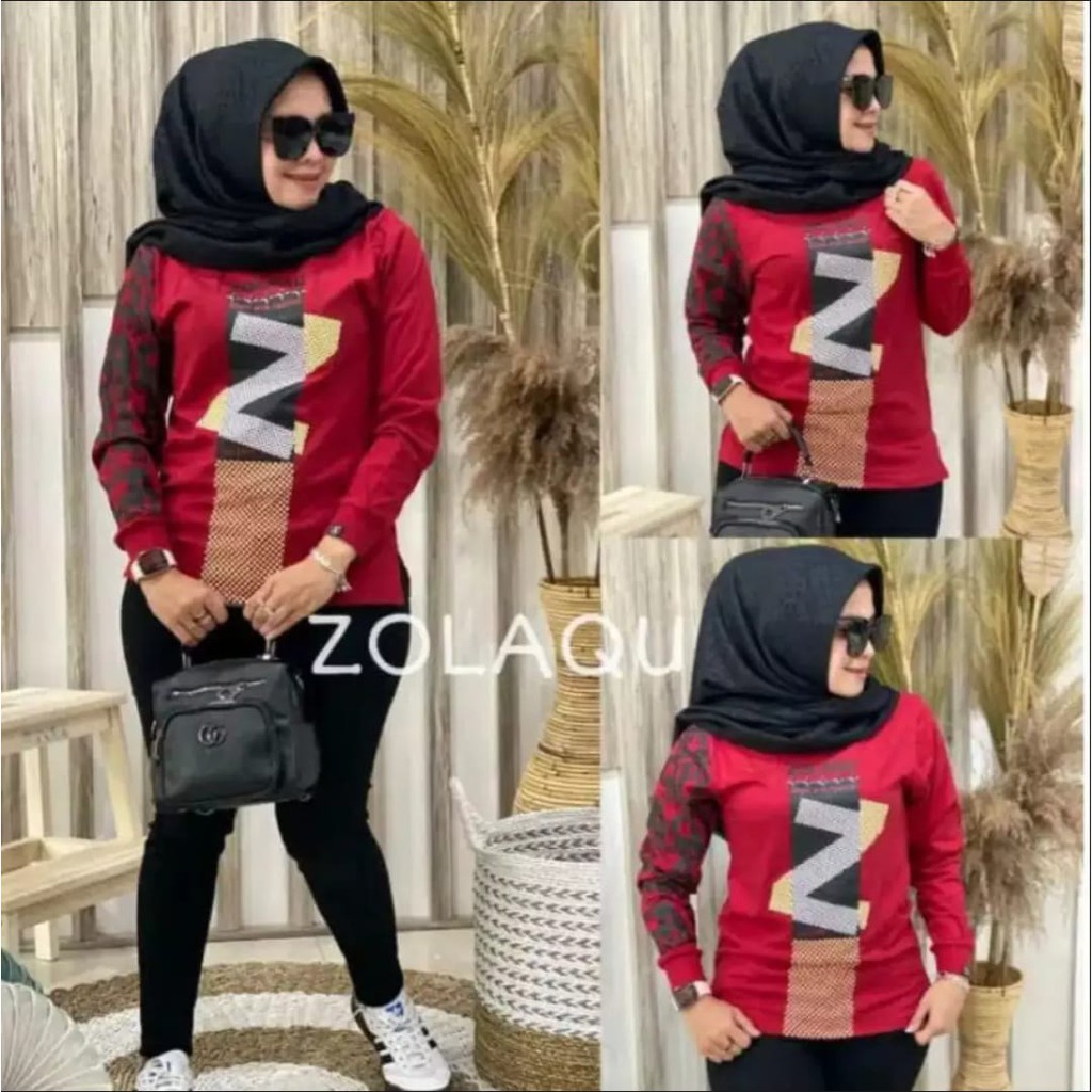 Beli Baju Zoalq Z Trendy Cewek Terbaru Kaos Distro Wanita Keren Kekinian Baju Lengan Panjang Terlaris Seetracker Indonesia