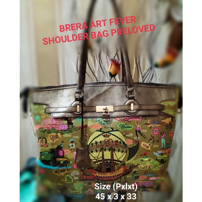 (AUTH) BRERA ART FEVER SHOULDER BAG PRELOVED ***SOLD OUT**"