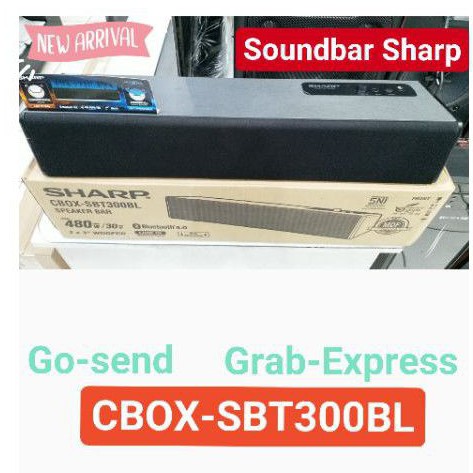 PROMO SHARP SPEAKER SOUDBAR CBOX-SBT300BL
