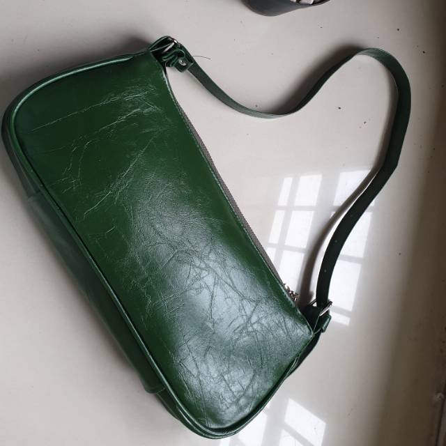 Green Baguette Bag