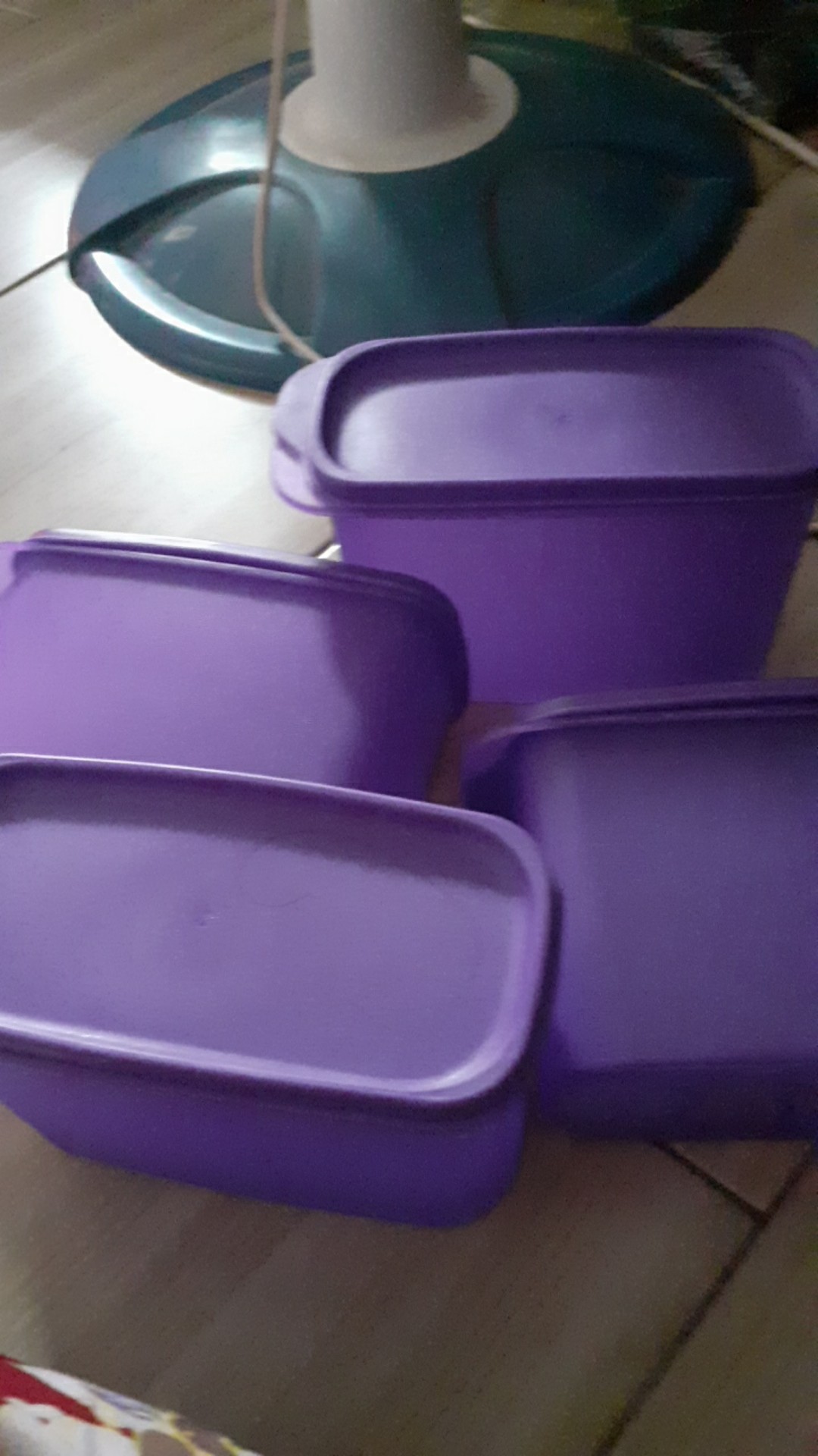 Tamika Jr Storage Purple Set Of 4 Pcs / Toples Kerupuk/ Toples Plastik/ Toples Makanan
