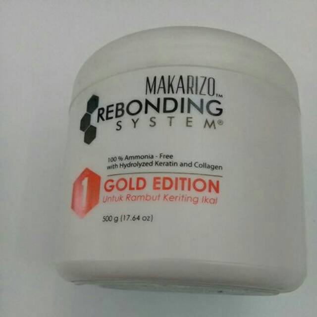 Makarizo Rebonding System Gold Edition 500gr