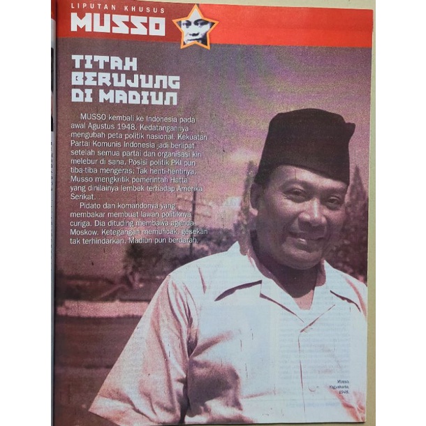 Majalah Tempo November 2010 - Liputan Khusus Musso dan Gerakan Madiun