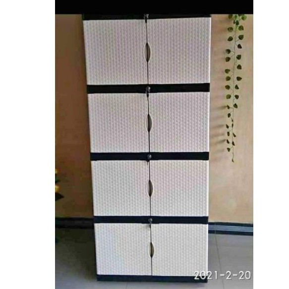 lemari plastik jumbo rotan 70 x 50 x 170